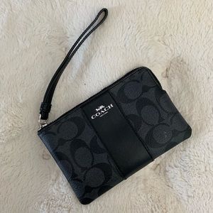 Black Coach wristlet